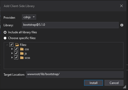 Library Manager Environment
