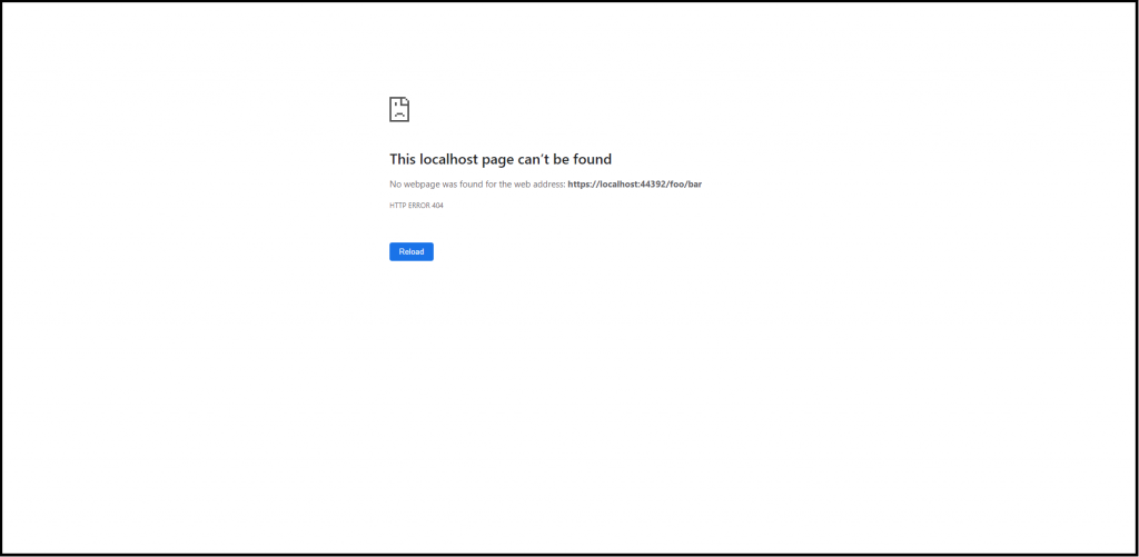Browser Handle 404 Error
