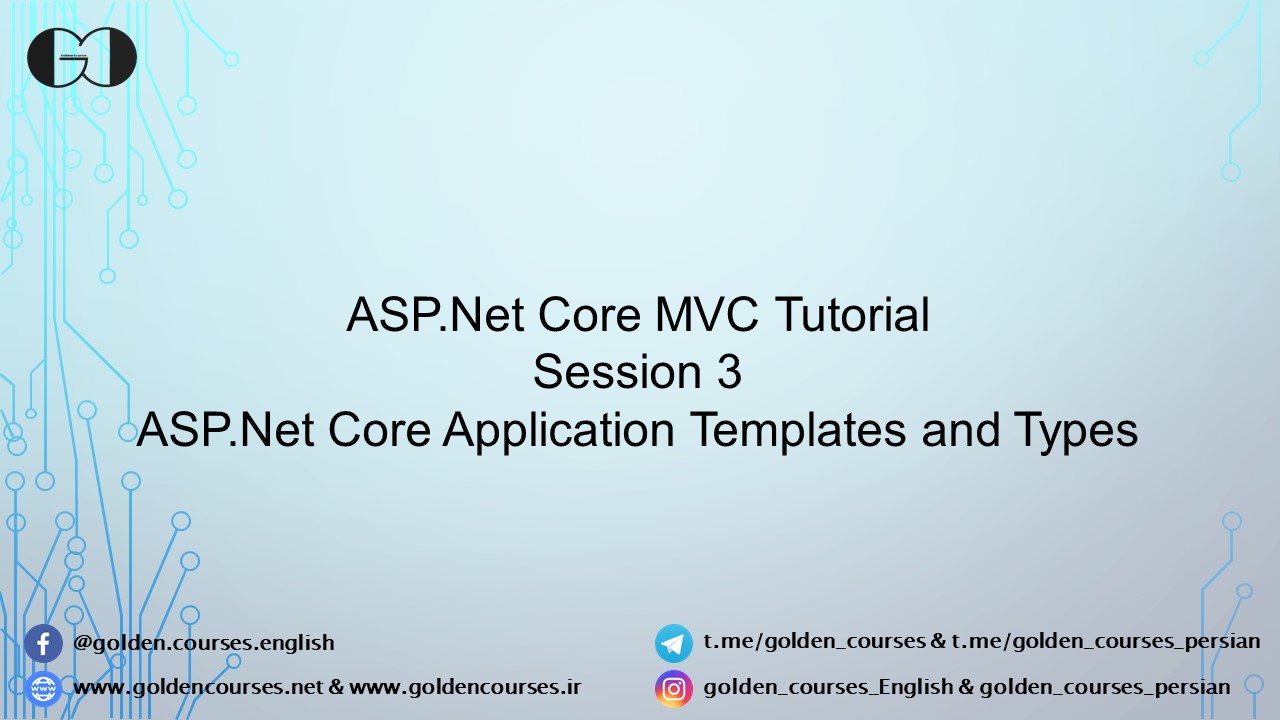 ASP.NET Core Tutorial Session 3