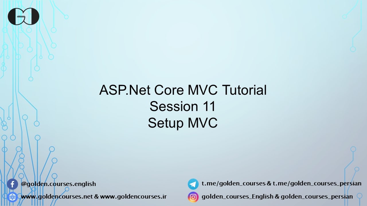 Setup MVC - Session 11