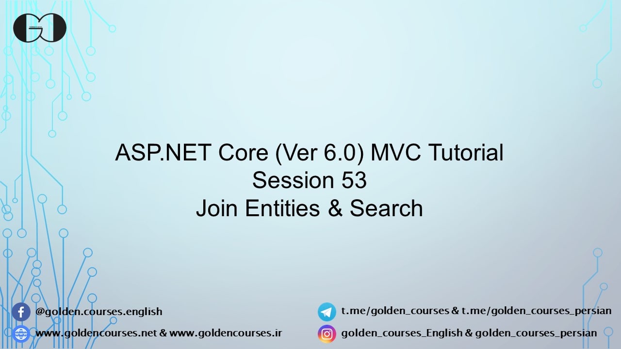 Join Entities & Search in EF Core - Session 53-min